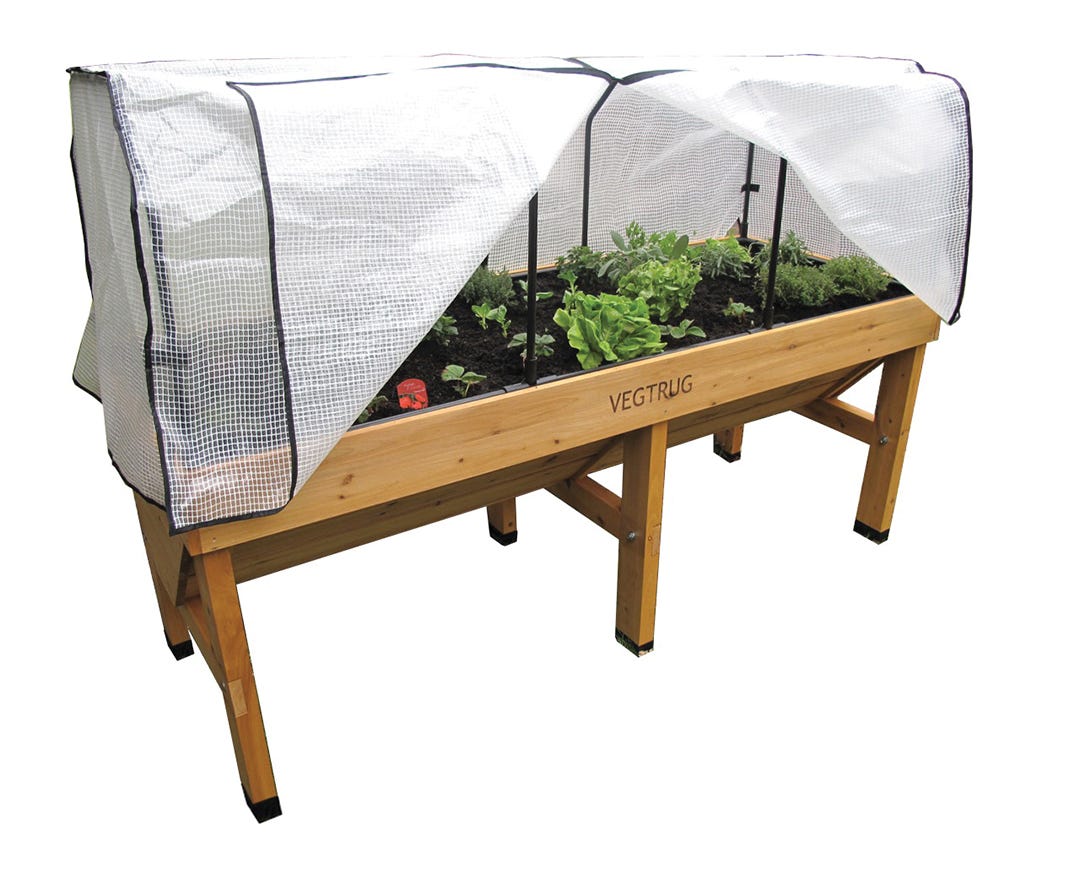 Vegtrug Raised Bed Planter Cover, Clear