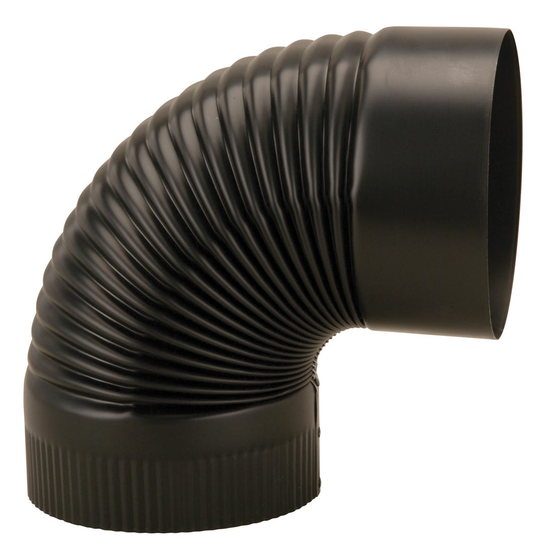 Corrugated Elbow 90°, 7-in.