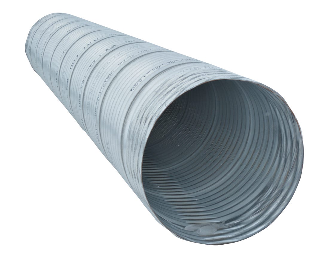 Culvert 24-in., Galvanized Corrugated Sheet Metal, 3 M, 600 mm X 3 M
