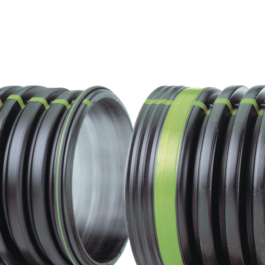 Culvert Dual Wall with Bell/Gasket, 10-in. X 20-ft.