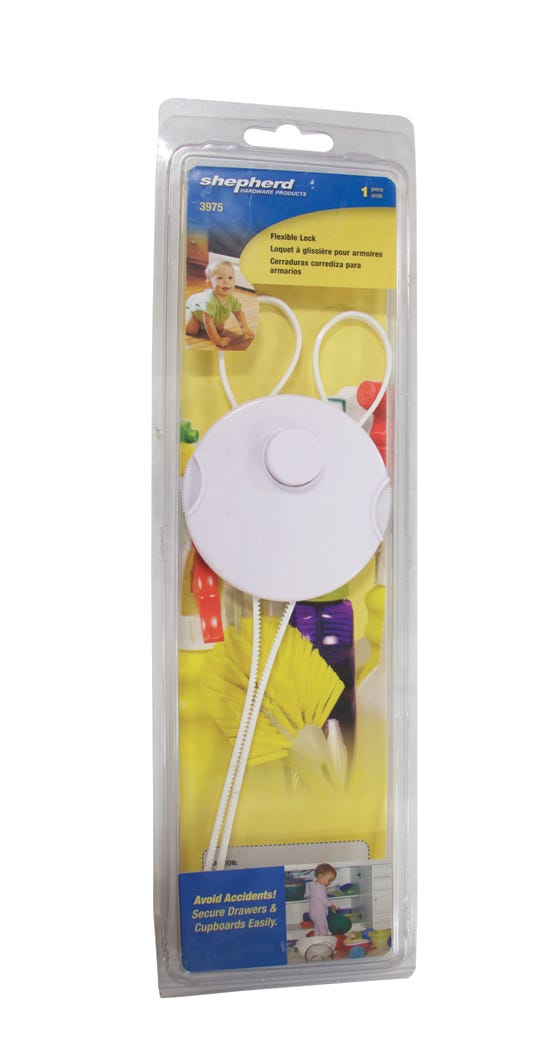 Cupboard flexi-latches slide lock