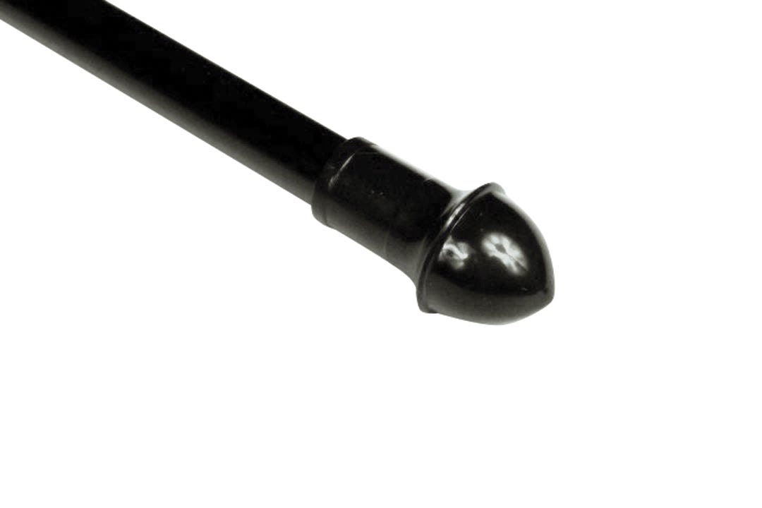 Café Curtain Rod, 48-in.-84-in., Chocolate
