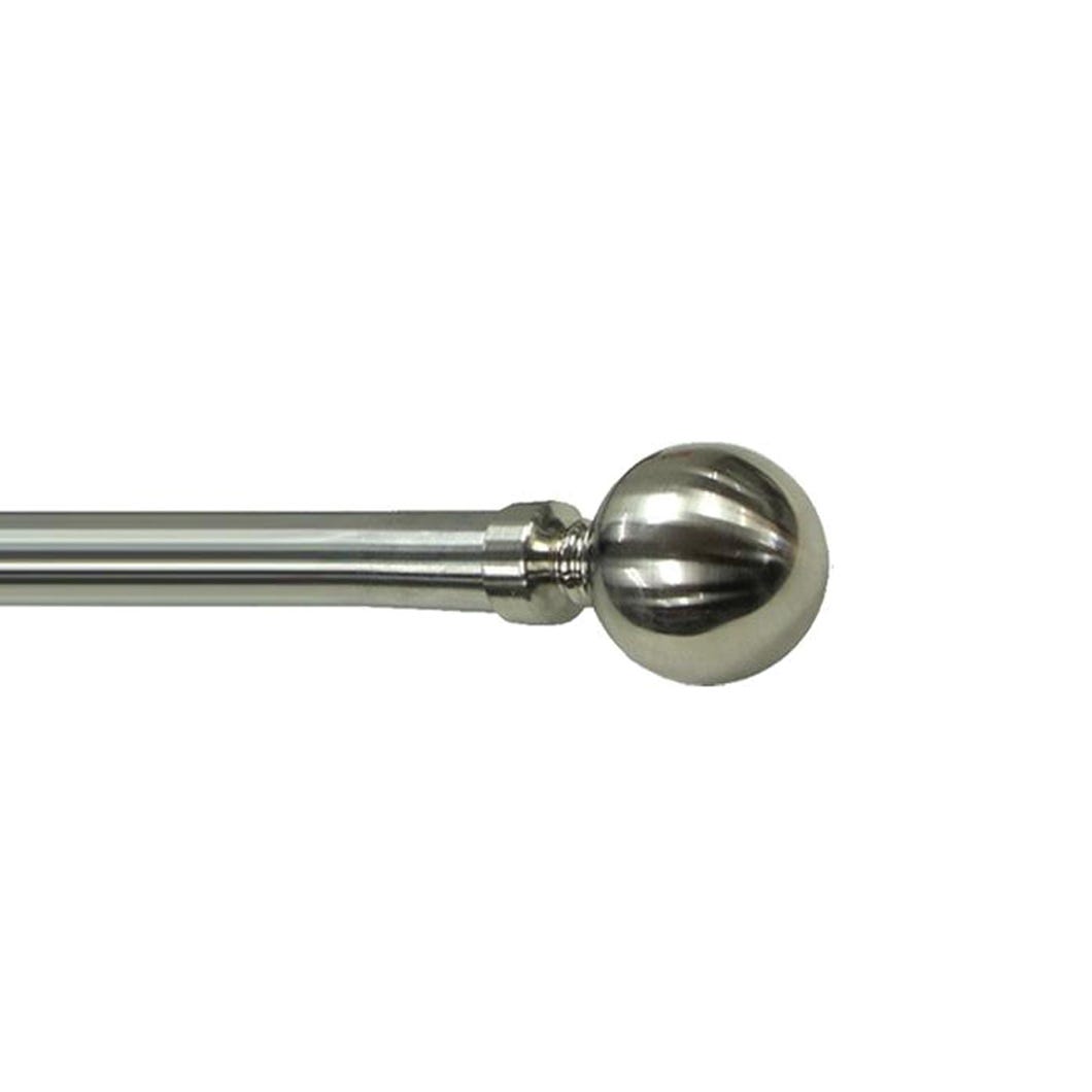 Prestige Adjustable Curtain Rod, 48-in. to 86-in., Brushed Nickel