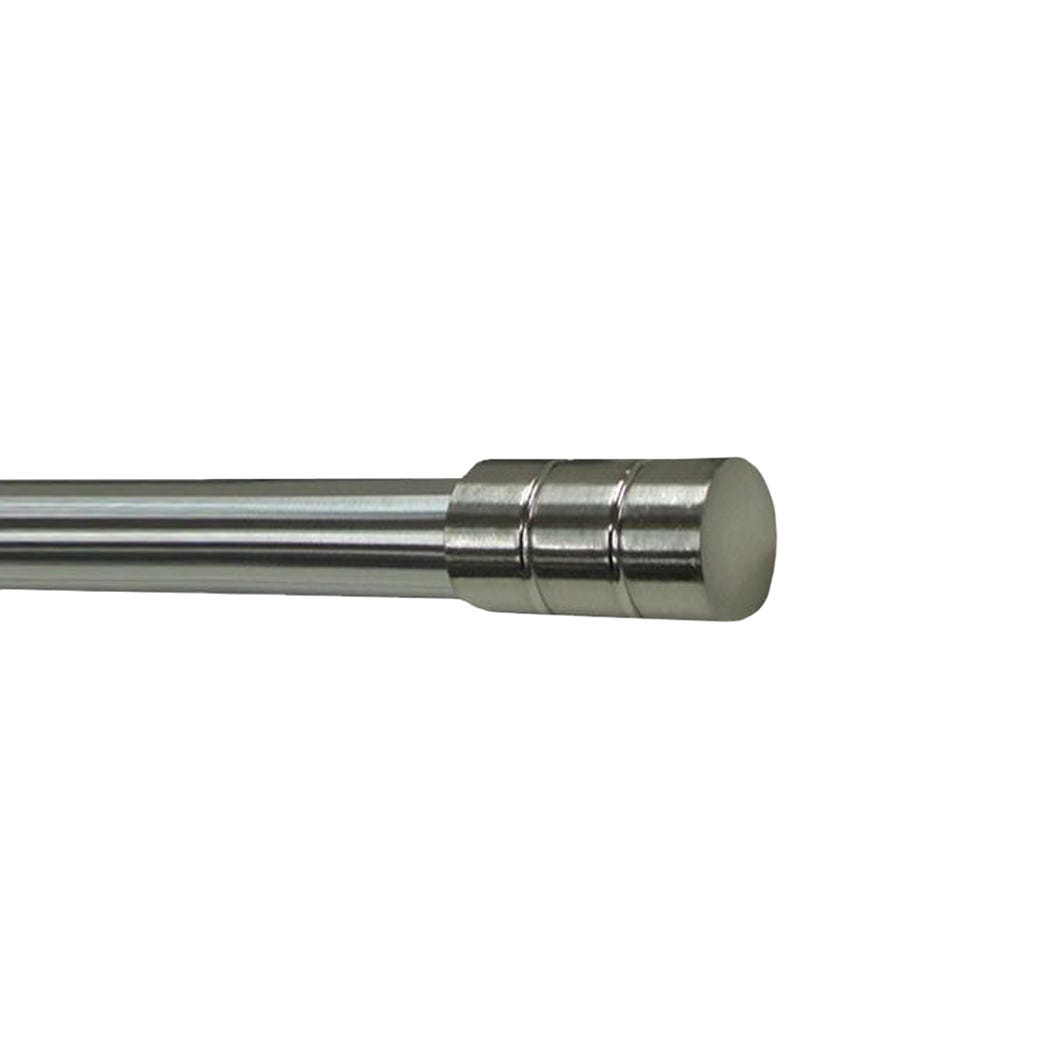 Prestige Adjustable Curtain Rod, 48-in. to 86-in., Brushed Nickel