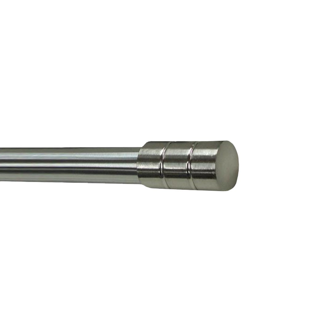 Prestige Adjustable Curtain Rod, 66-in. to 120-in., Brushed Nickel