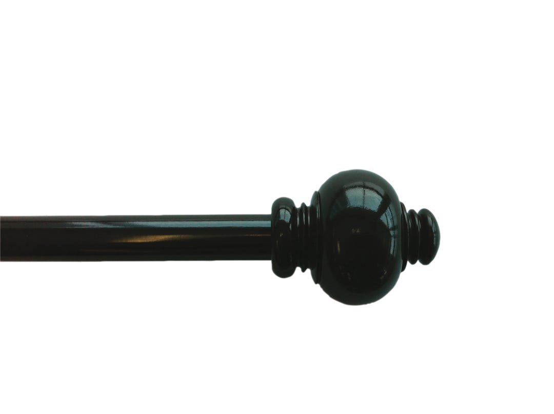 Imperial Curtain Rod, 84-in. to 120-in., Chocolate