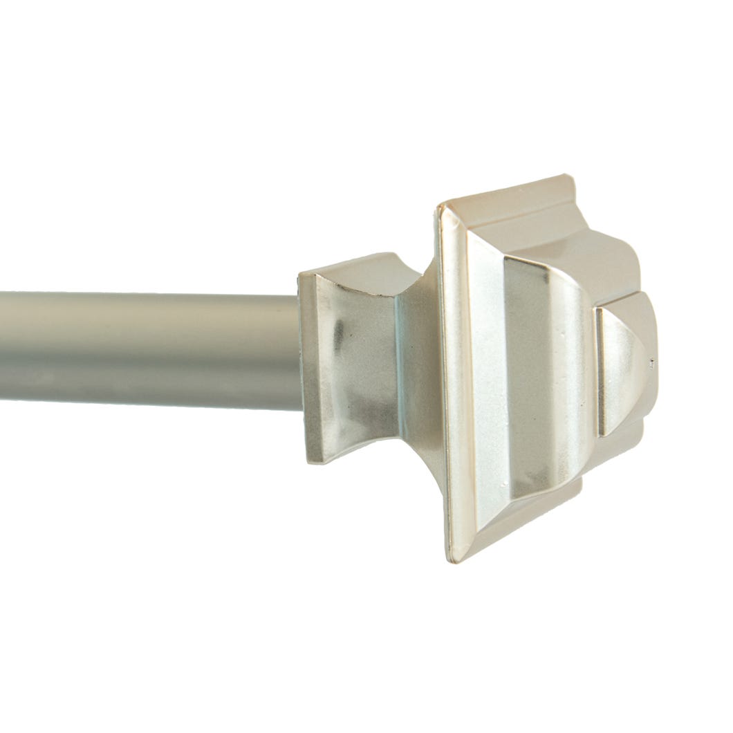 Classico Curtain Rod, 28-in. to 48-in., Satin Silver