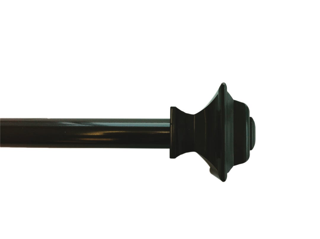 Classico Curtain Rod, 84-in. to 120-in., Chocolate