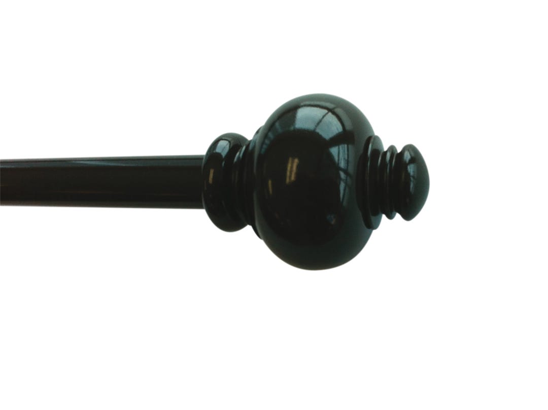 Imperial Curtain Rod, 84-in. to 120-in., Chocolate