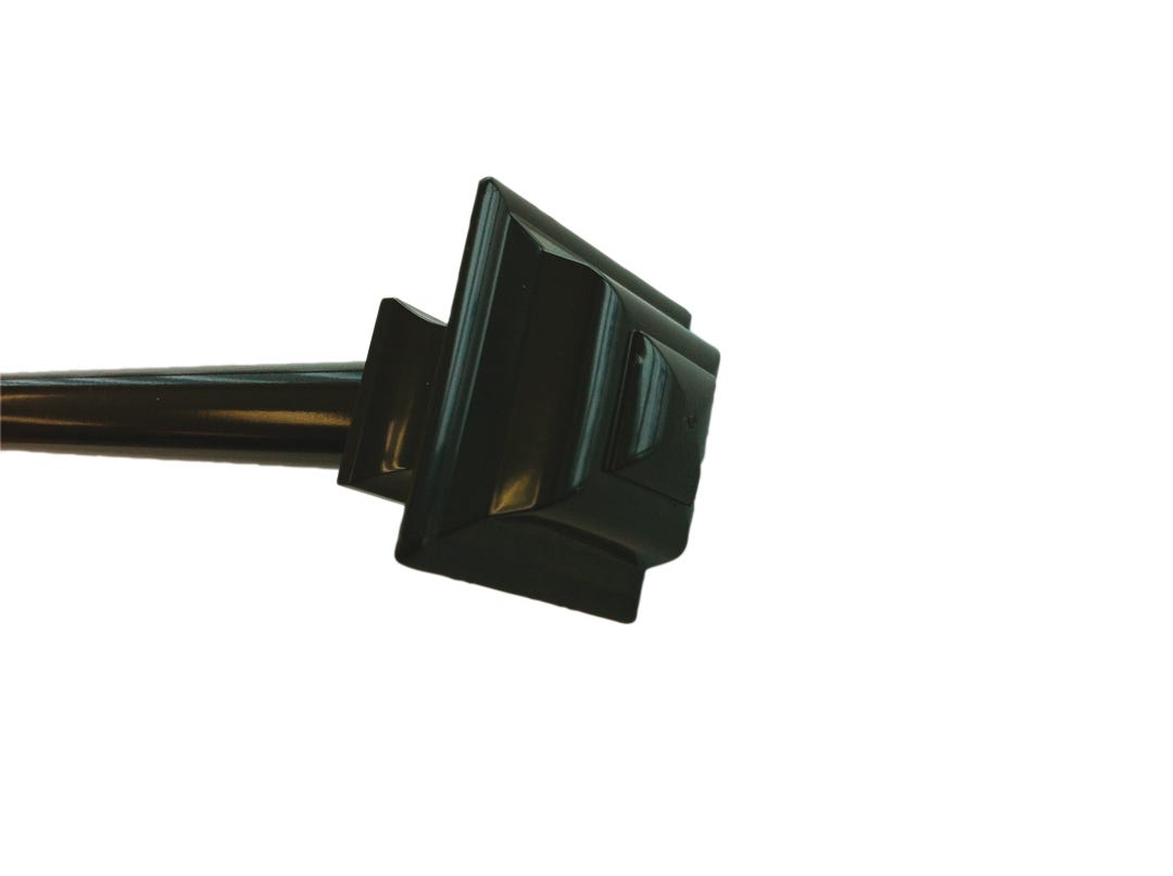 Classico Curtain Rod, 84-in. to 120-in., Chocolate