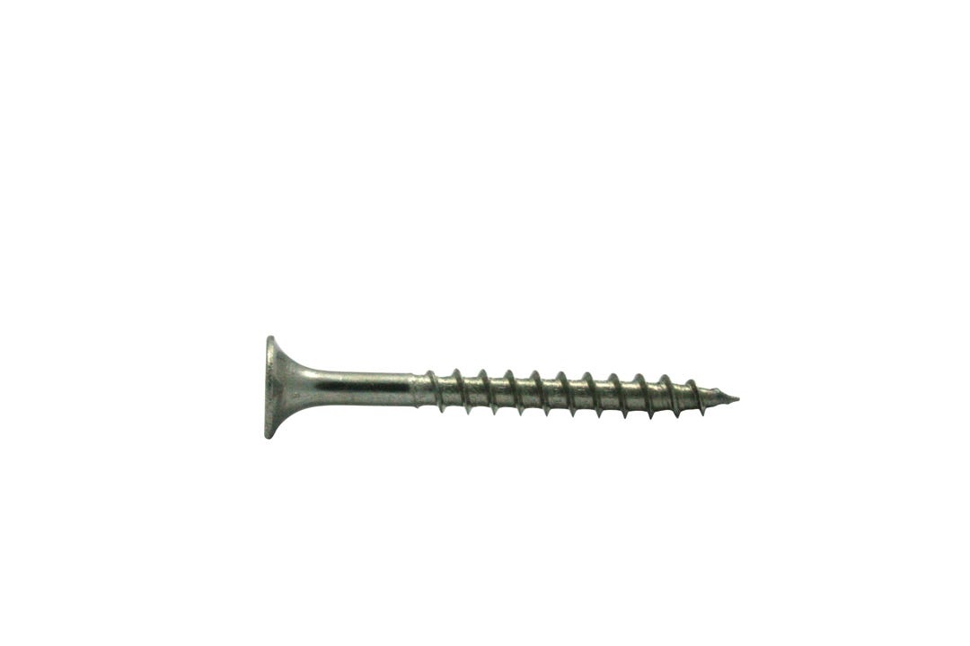 Deck screw flat head #8 1 1/4 in 100/Pack