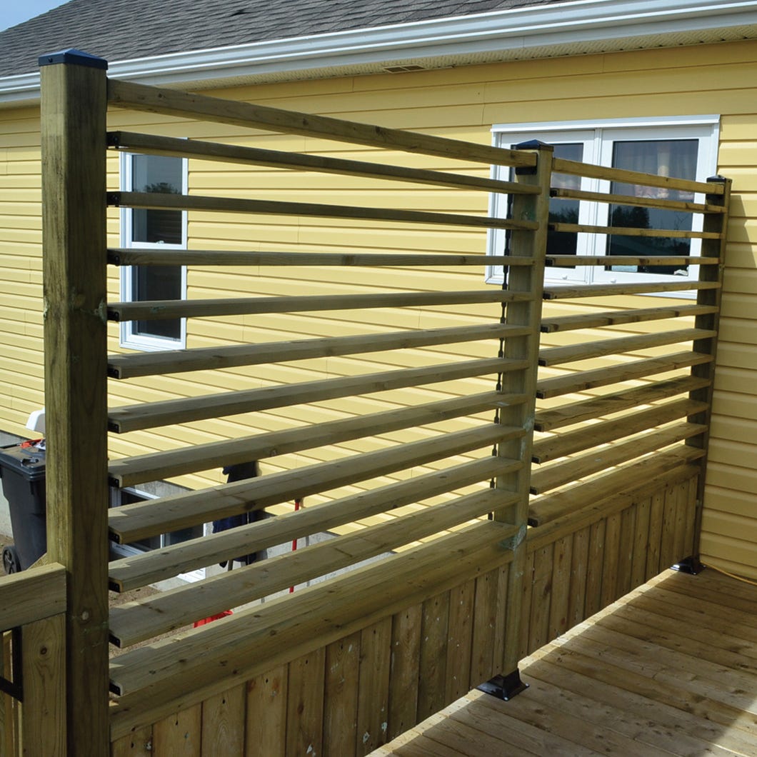 Deck Sunblind System, 48-in., Black