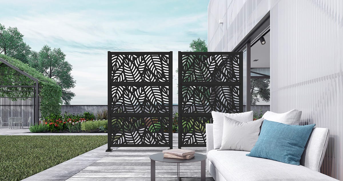 Decorative screen panel polypropylene