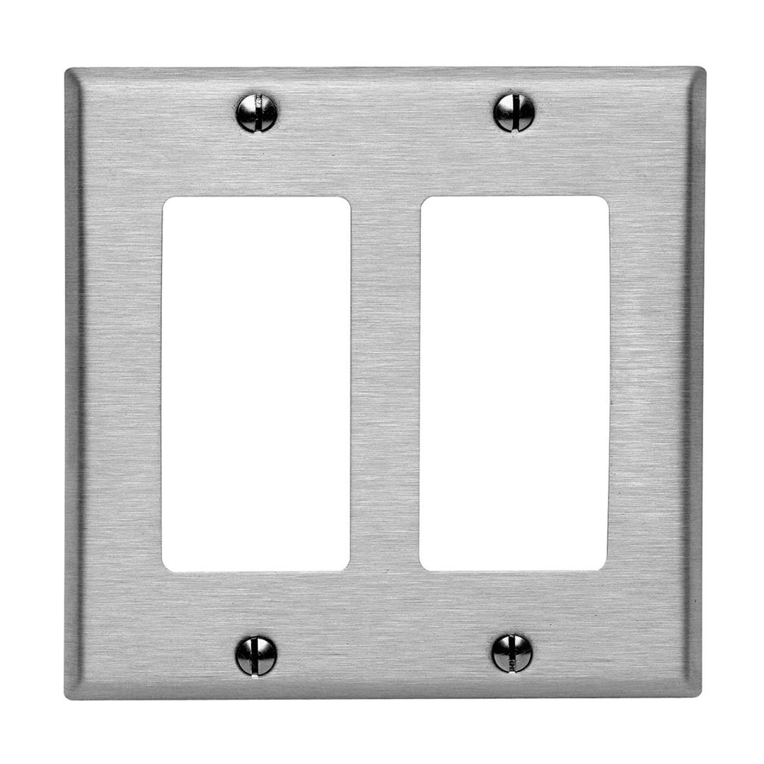 Decorative wall plate  - 2 gangs