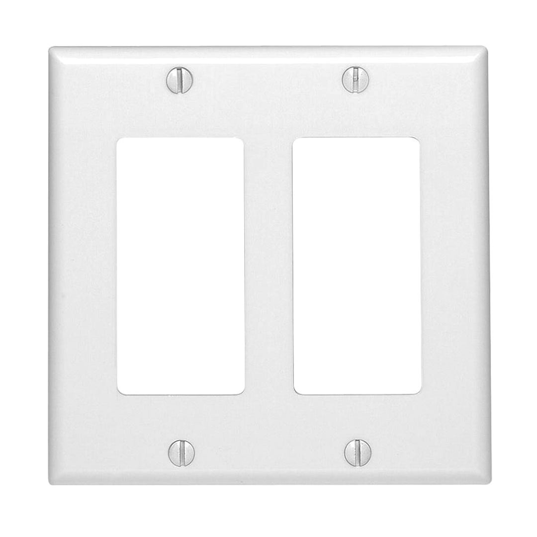 Decorative wall plate  - 2 gangs