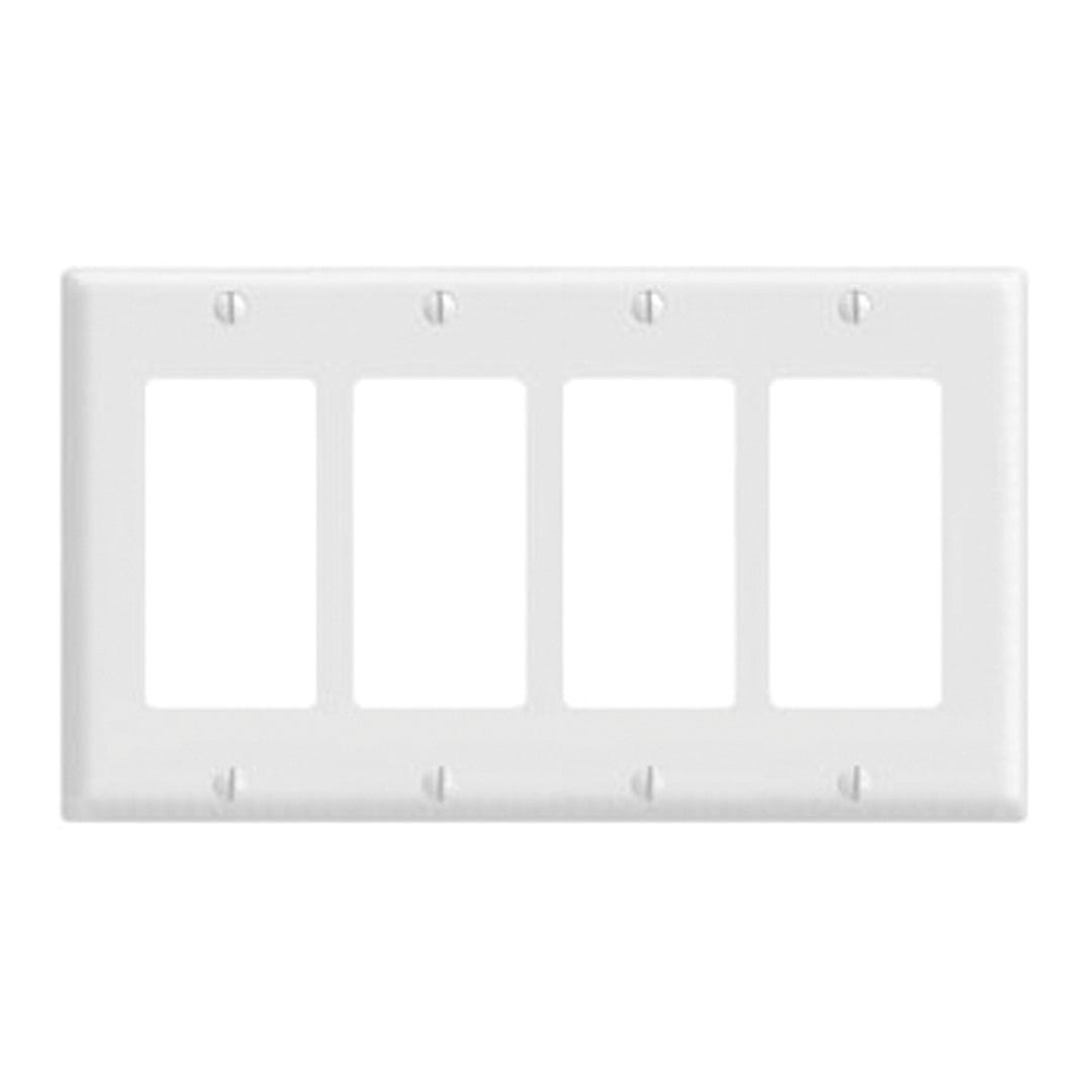 Decorative wall plate  - 4 gangs
