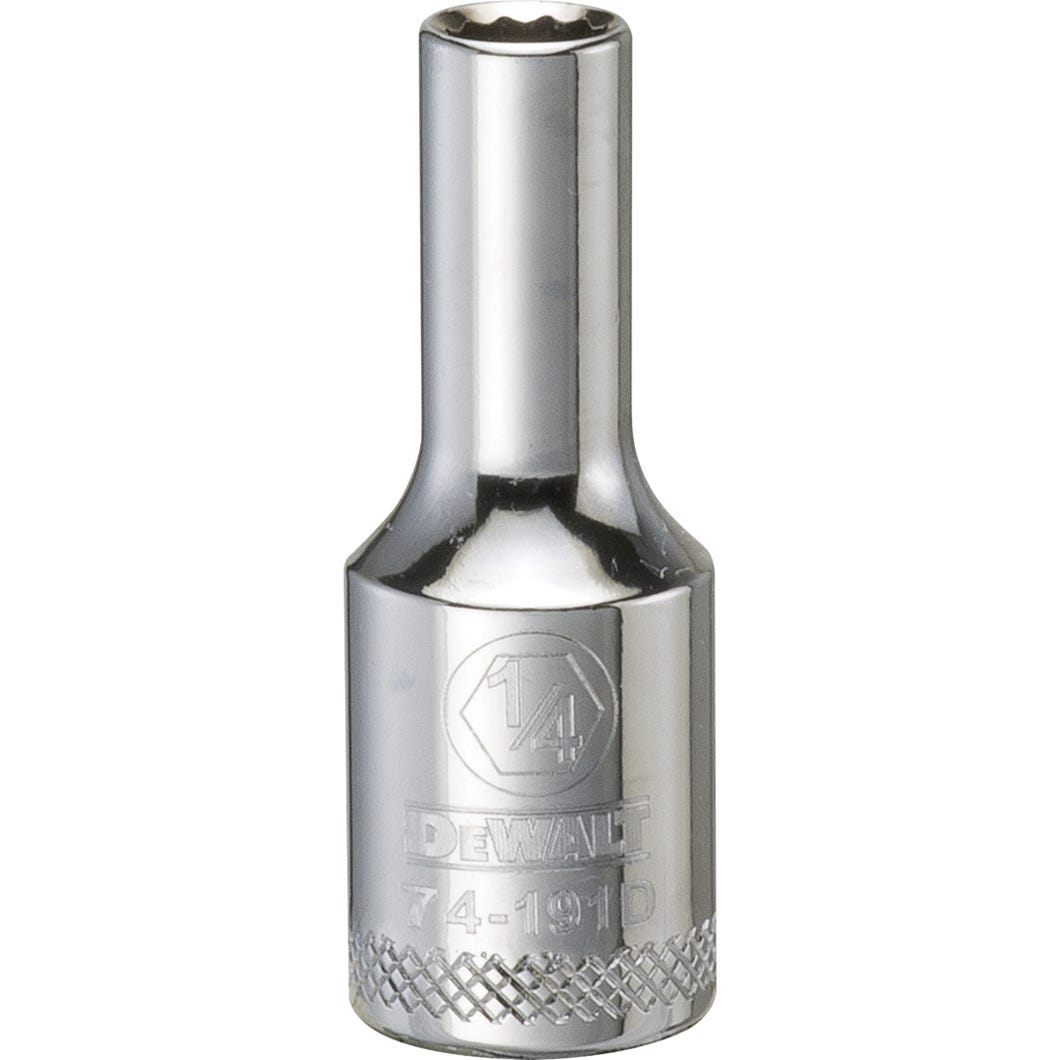Deep Socket 12 Point, 1/4-in.