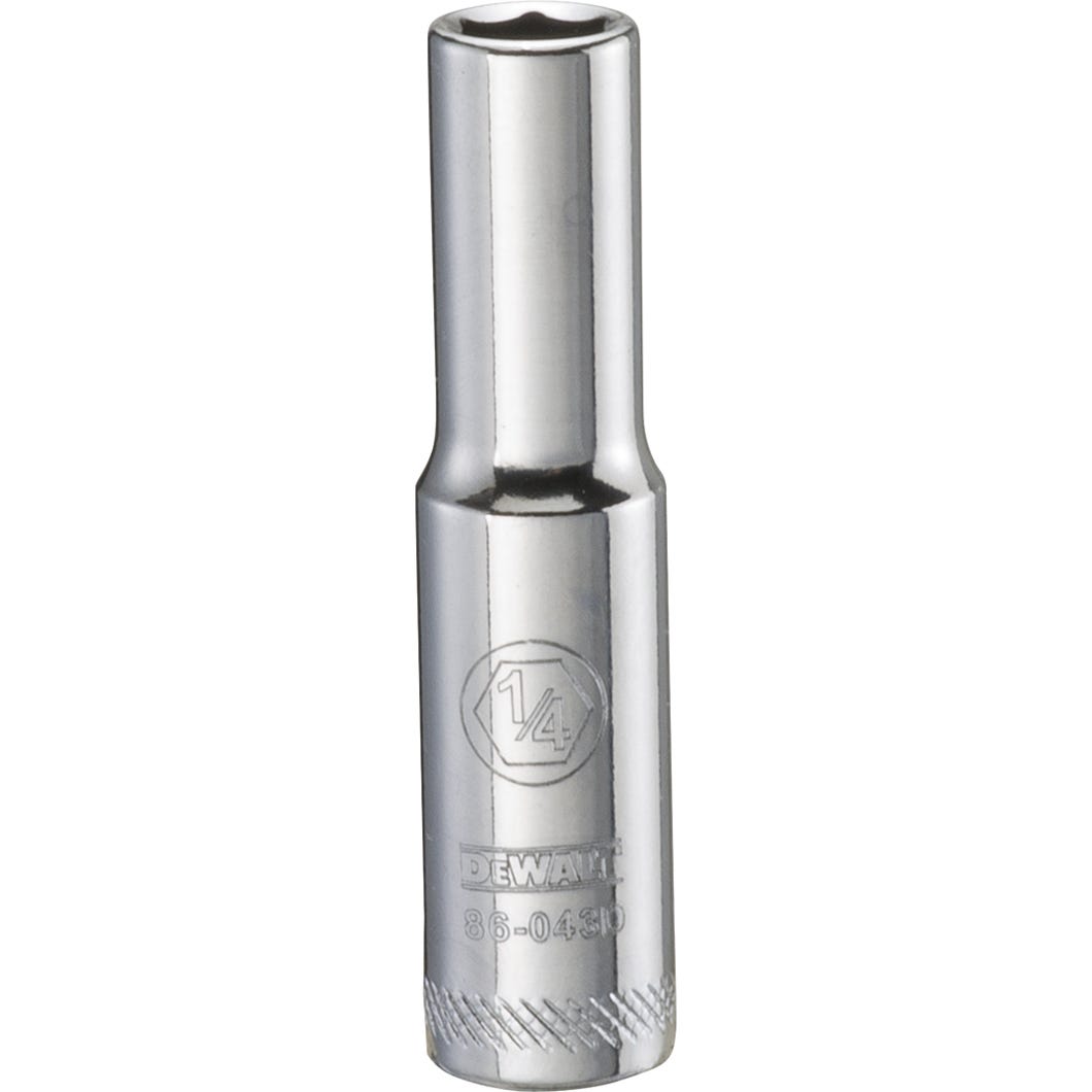 Deep Socket 6 Point, 1/4-in.