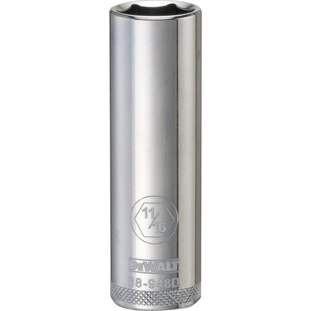 Deep Socket 6 Point, 11/16-in.