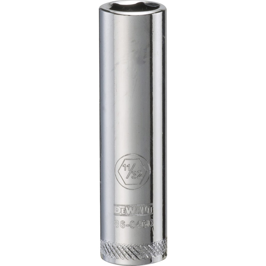 Deep Socket 6 Point, 11/32-in.