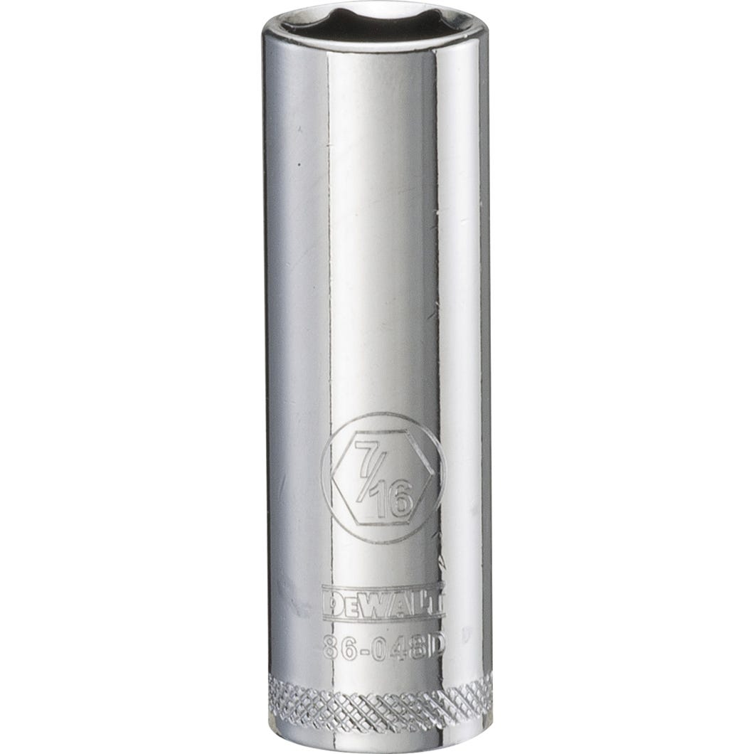 Deep Socket 6 Point, 7/16-in.