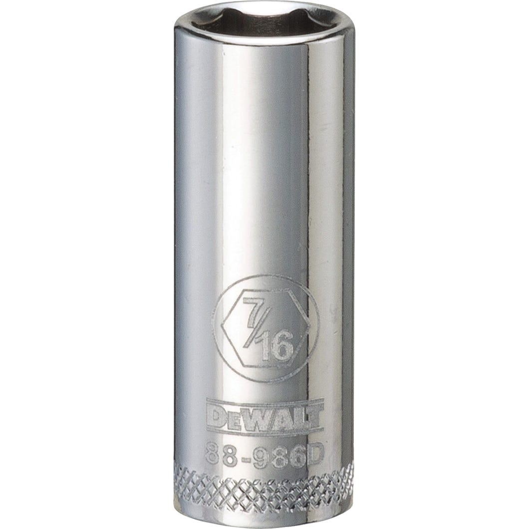 Deep Socket 6 Point, 7/16-in.