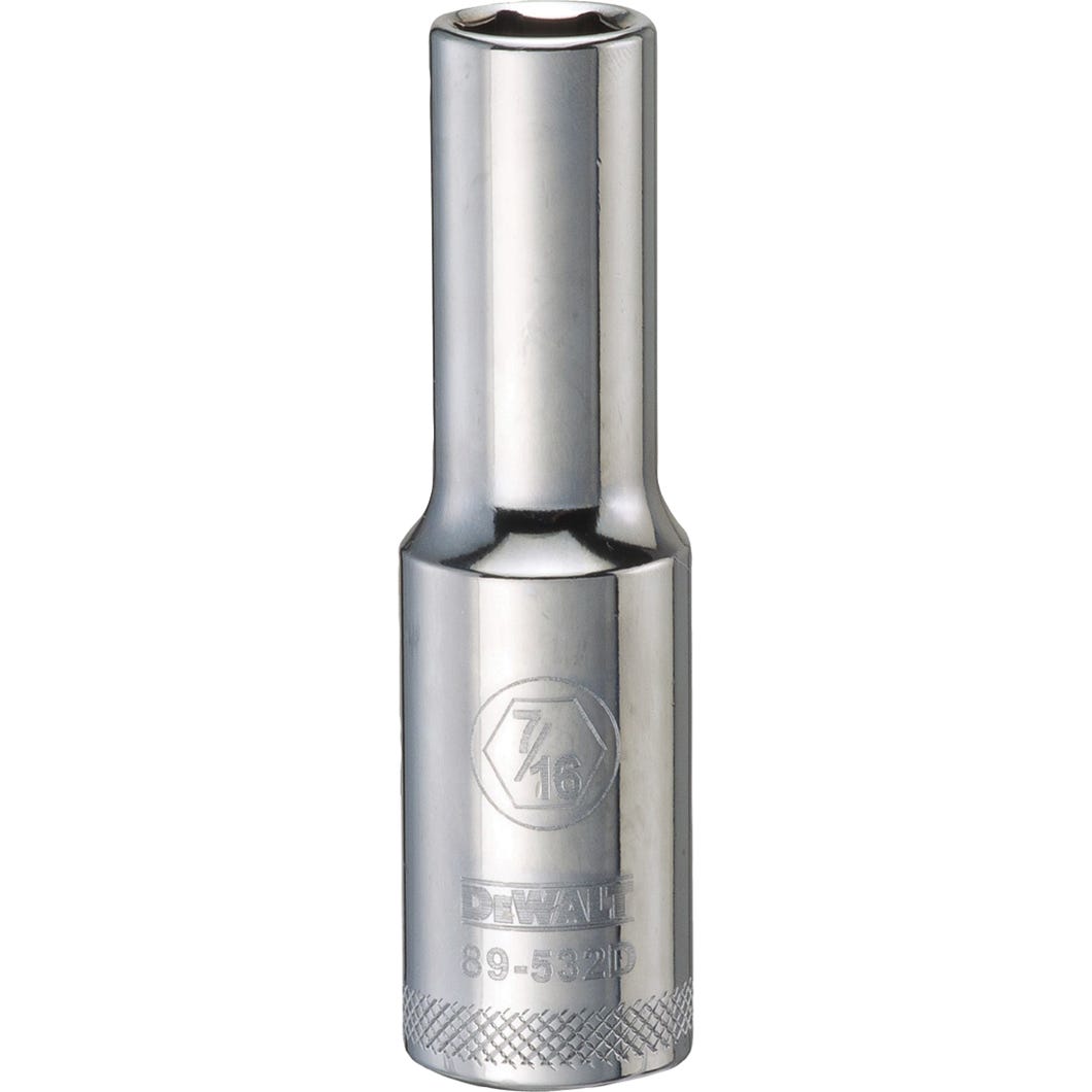Deep Socket 6 Point, 7/16-in.