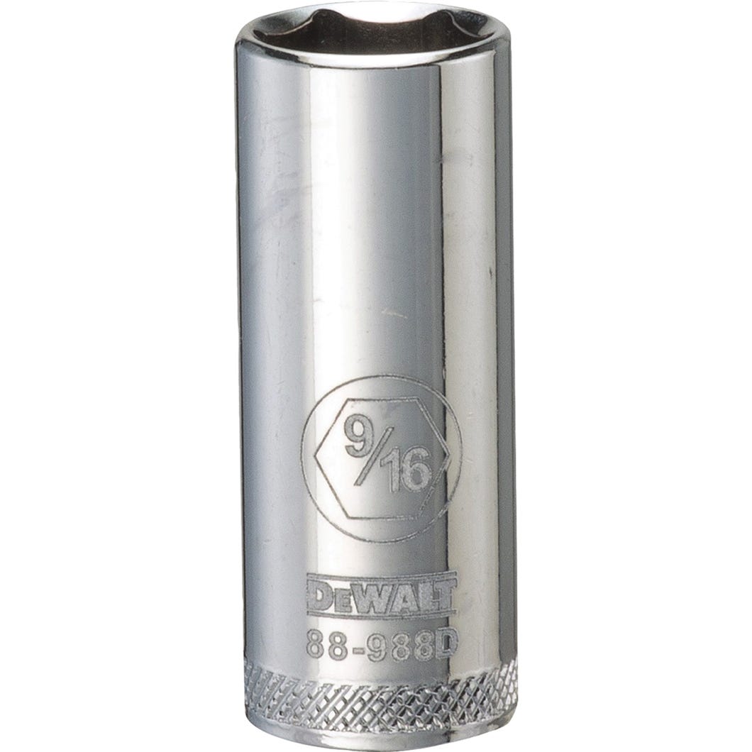 Deep Socket 6 Point, 9/16-in.