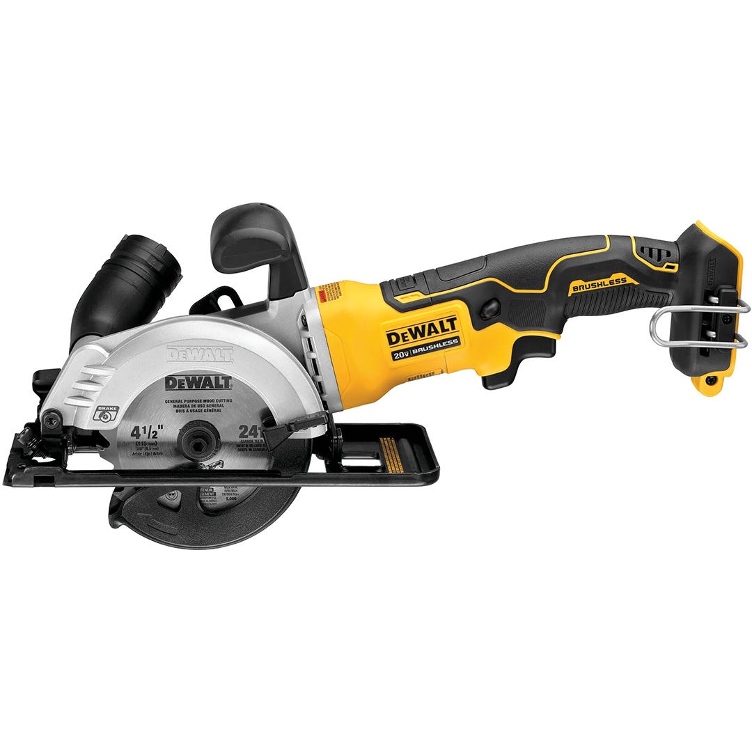 ATOMIC Brushless Cordless Circular Saw, 20 V MAX, 4-1/2 in.- (Tool Only)