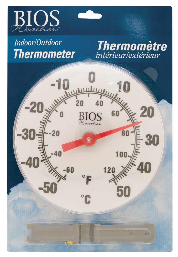 Indoor/Outdoor Dial Thermometer °C/°F