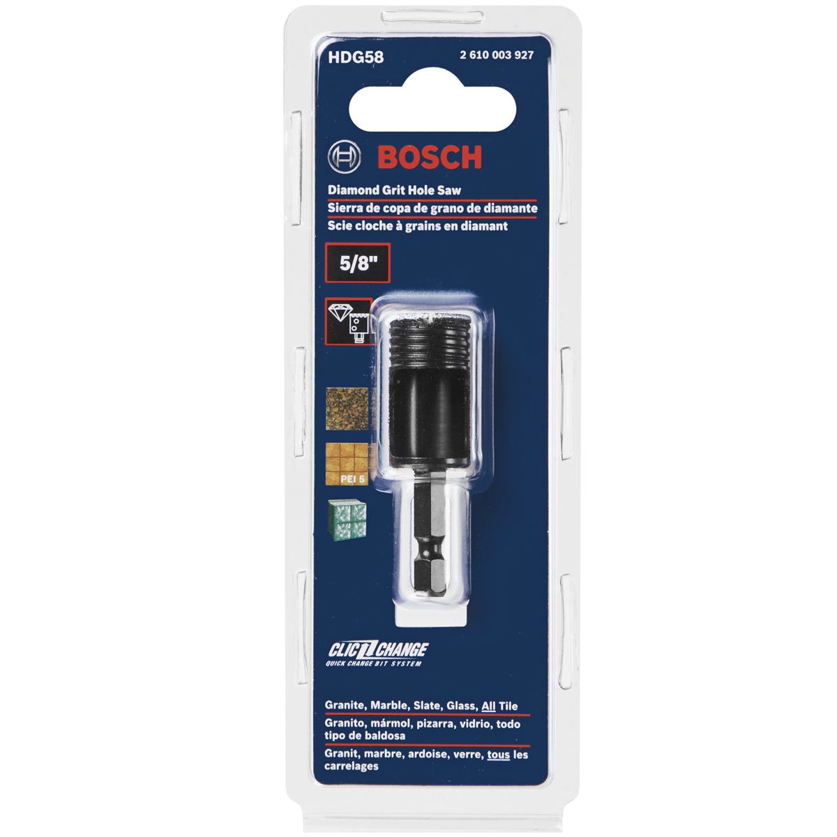 Diamond Hole Saw, 5/8-in.