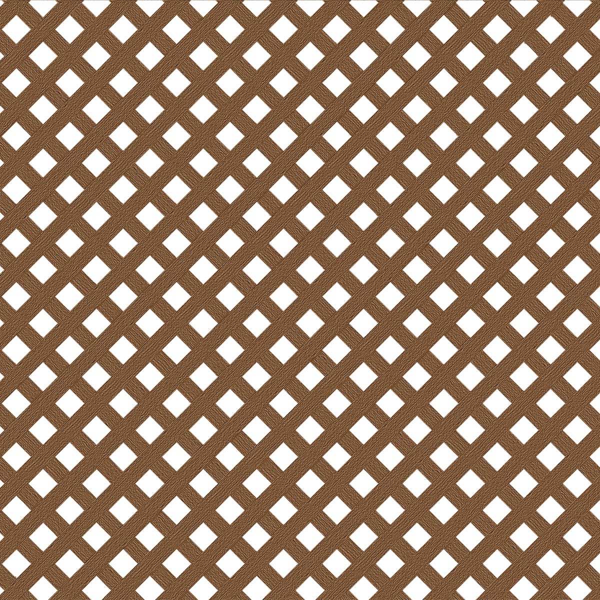 Diamond privacy, 4x8, Redwood Lattice