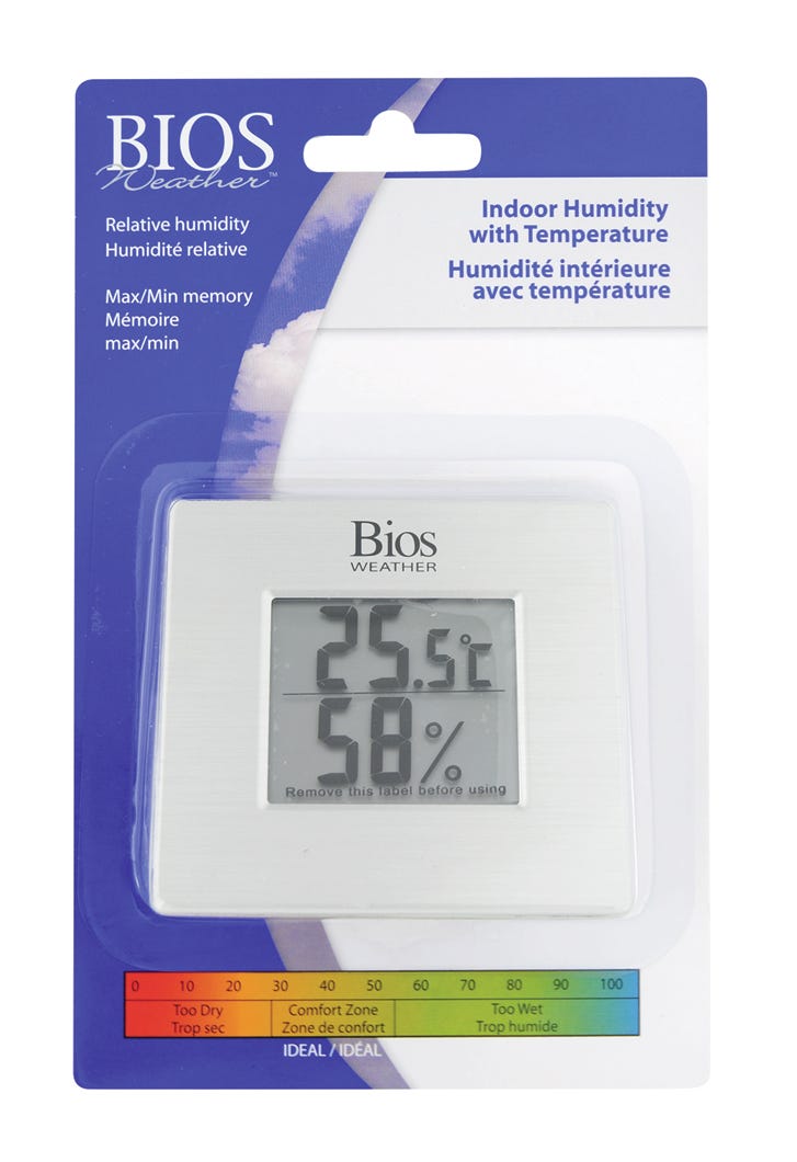 Digital Indoor Thermometer/Hygrometer °C/°F
