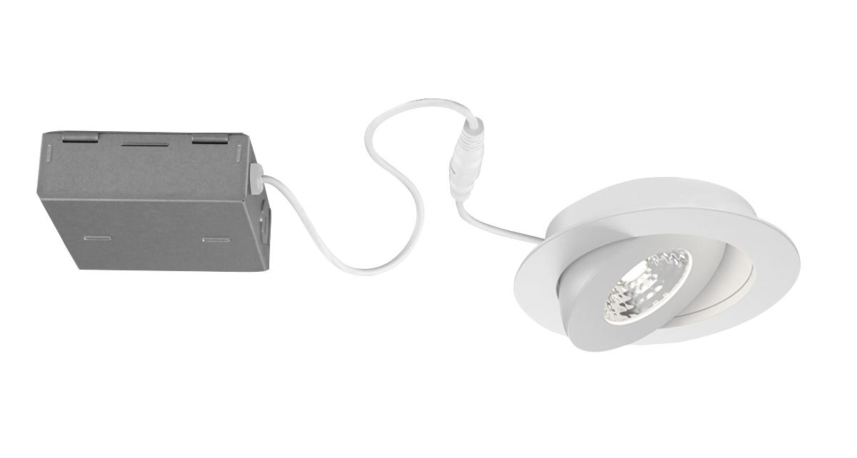 Directional Recessed Fixture 32.13-in. X 1.25-in. X 4.75-in., Matte White