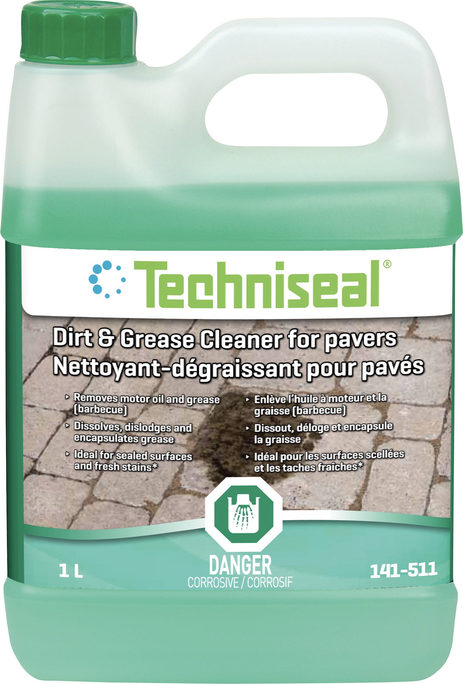 Dirt and Grease Cleaner for Pavers, 1 L