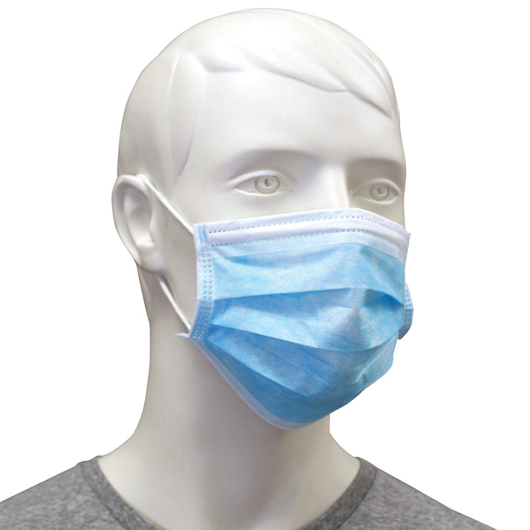 Disposable face mask 3 ply