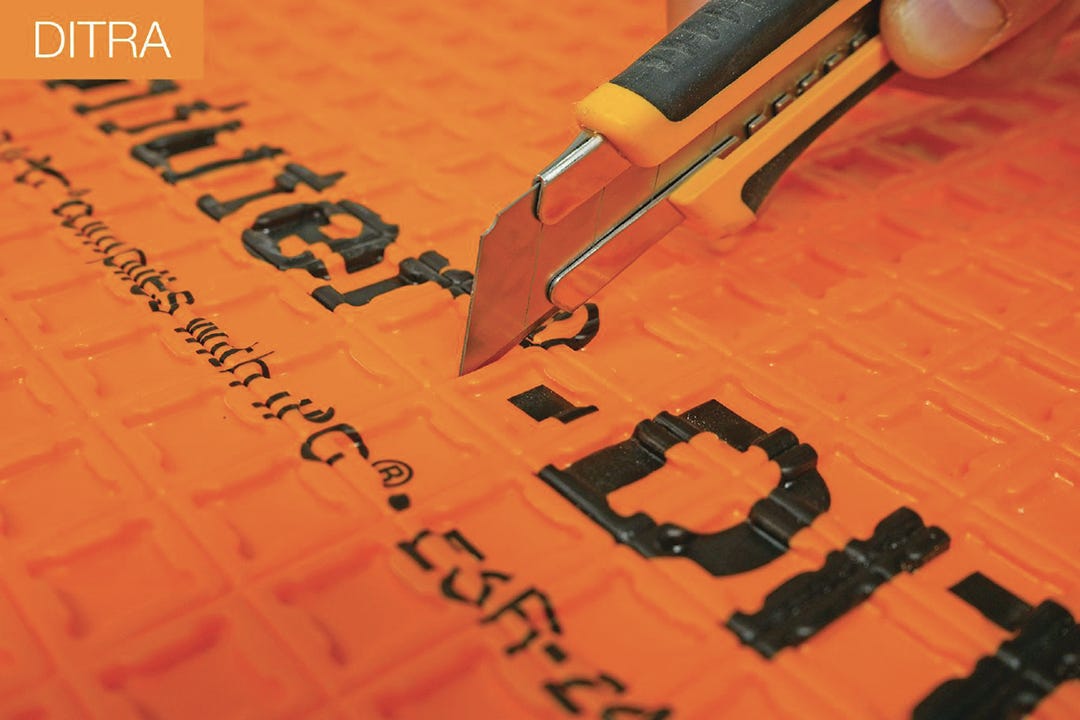 DITRA Membrane Uncoupling and Waterproofing, 1/8 in. x 3 ft. 3 in. x 98 ft. 5 in.