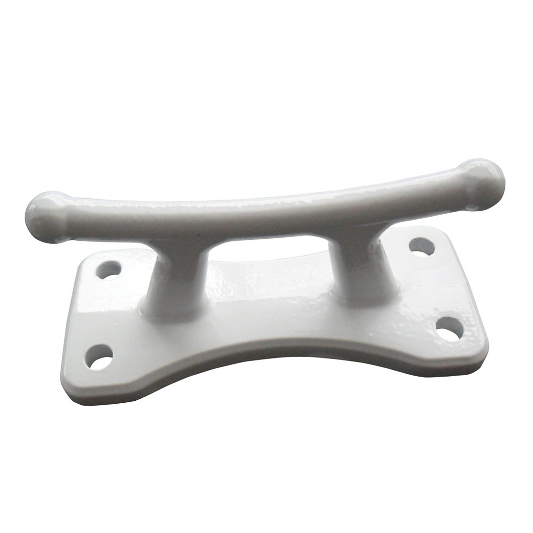 Dock Edge Classic Dock Cleat, White, 4 1/2-in.