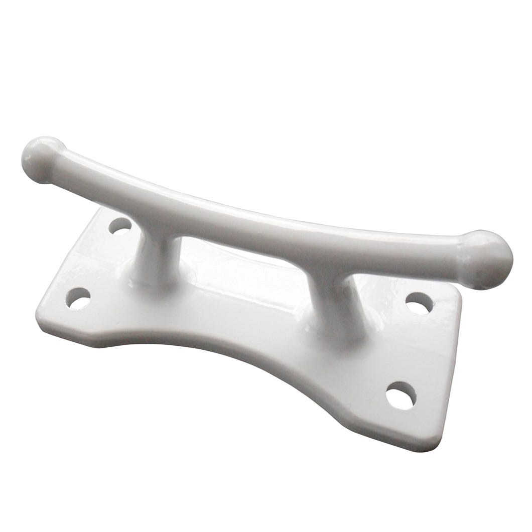 Dock Edge Classic Dock Cleat, White, 6 1/2-in.