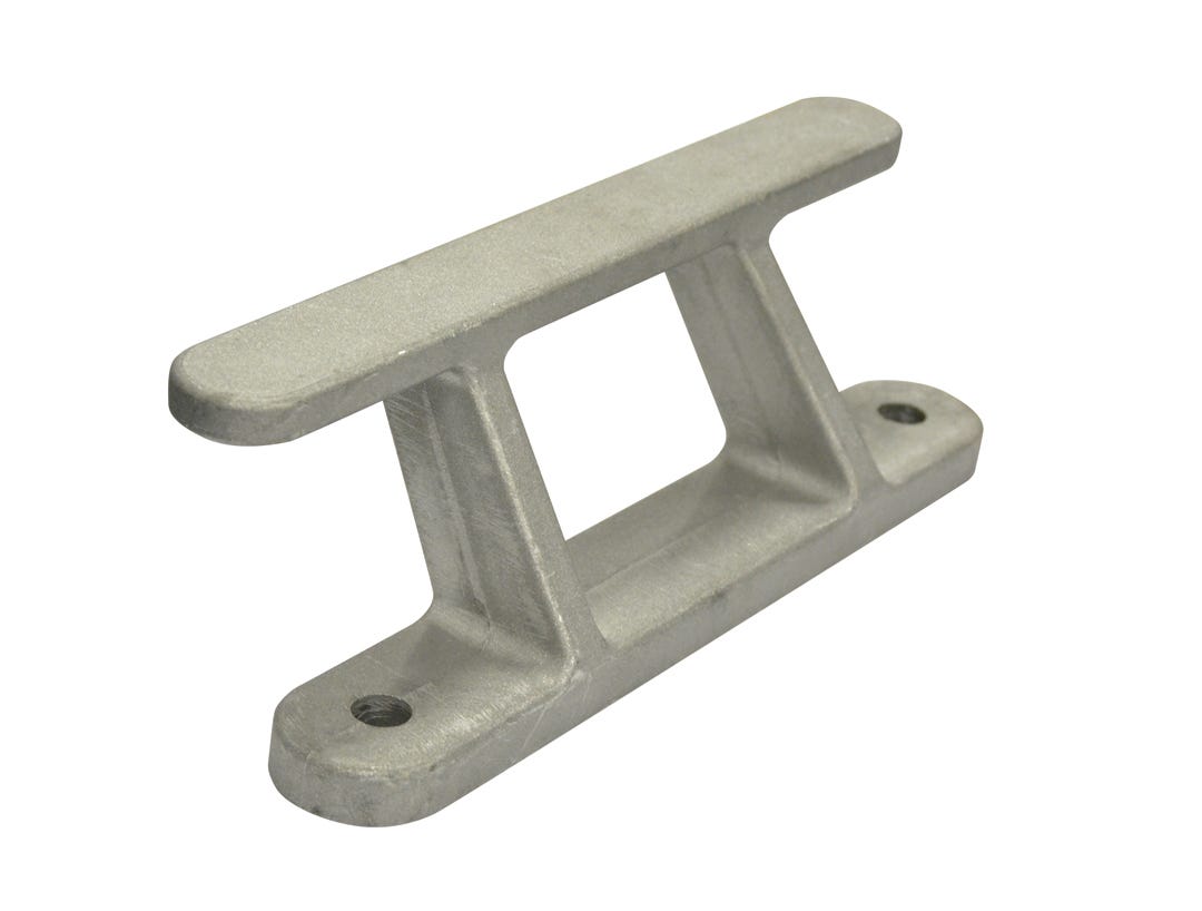 Dock Edge Angled Rail Dock Cleat, 8-in.
