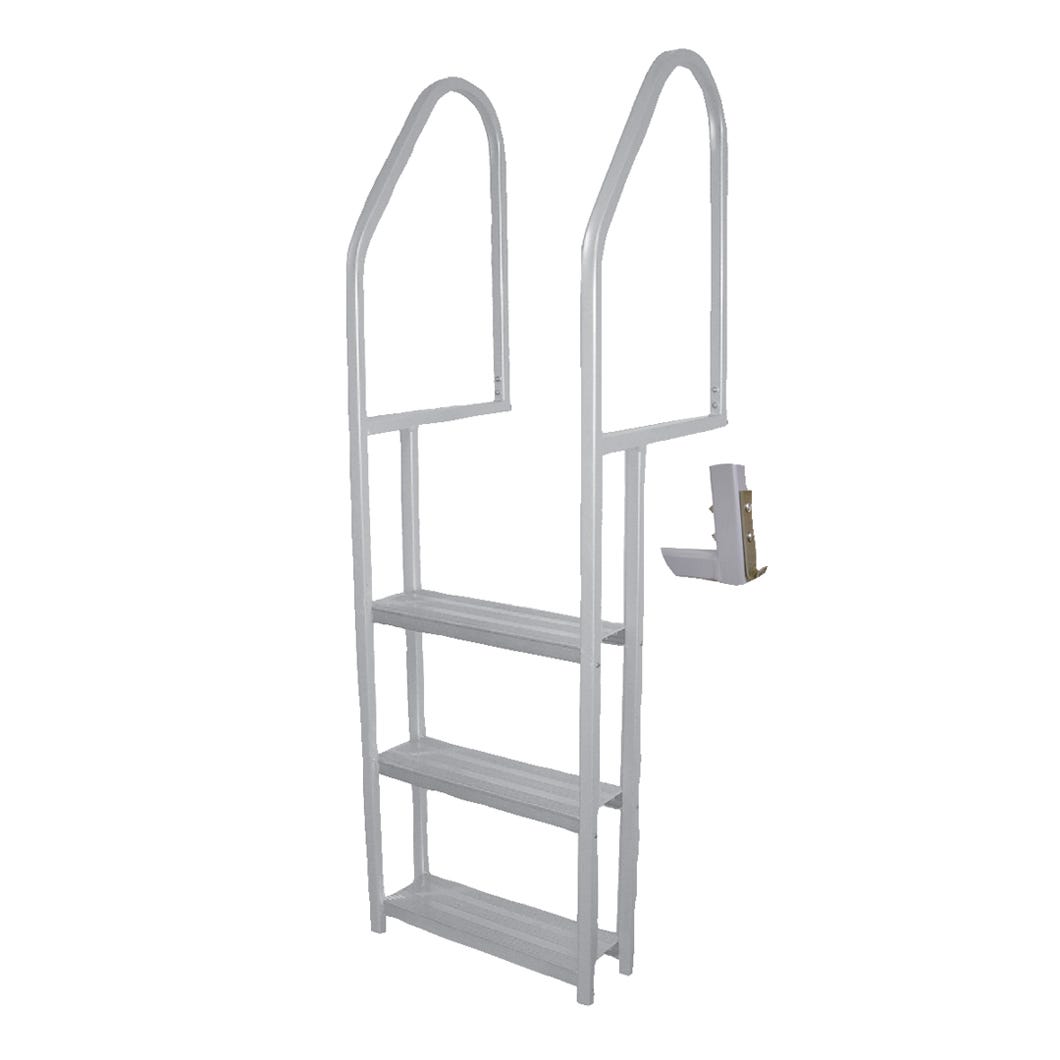 Dock ladder 3 steps wrought aluminum