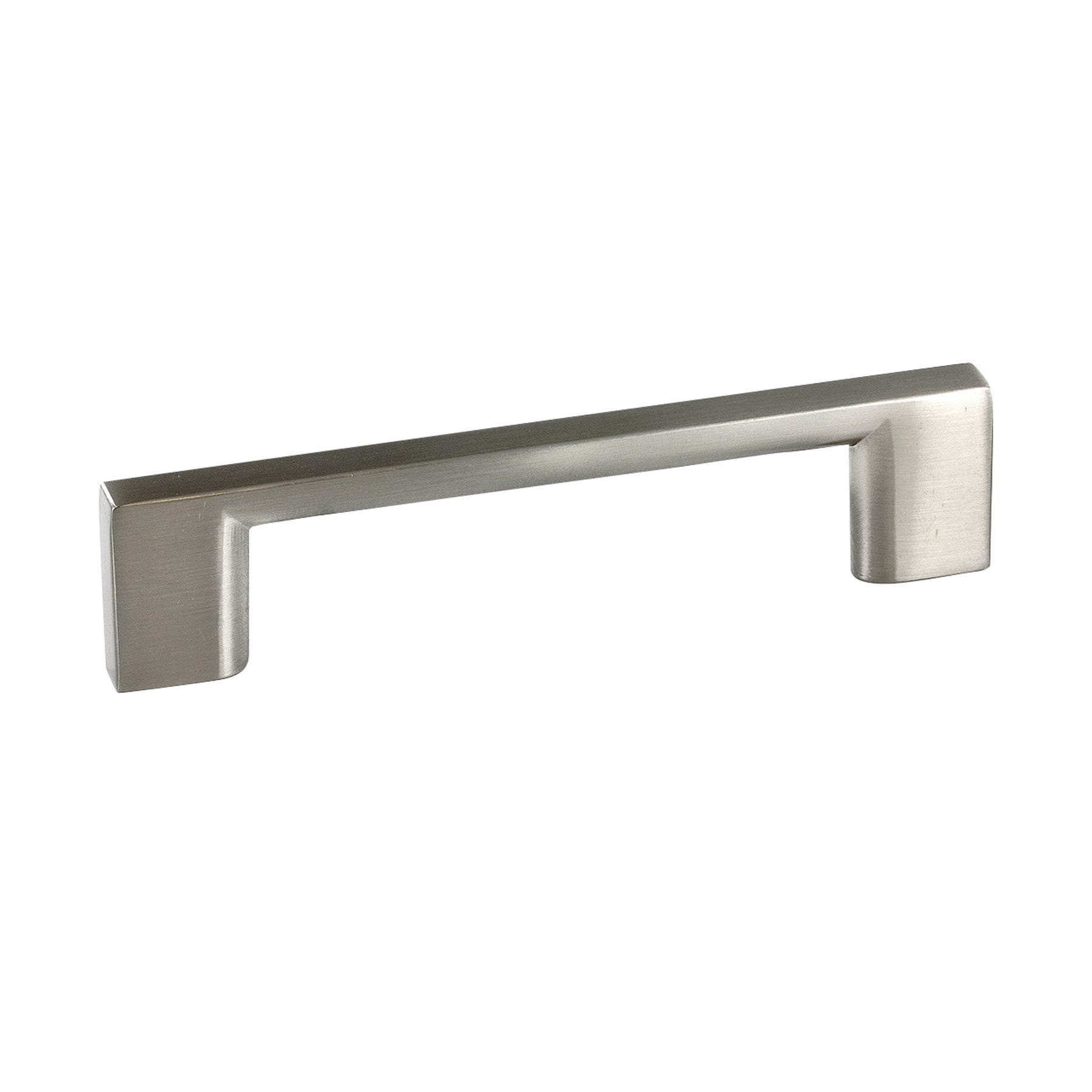Metal Door Handle, Brushed Nickel, 96 mm
