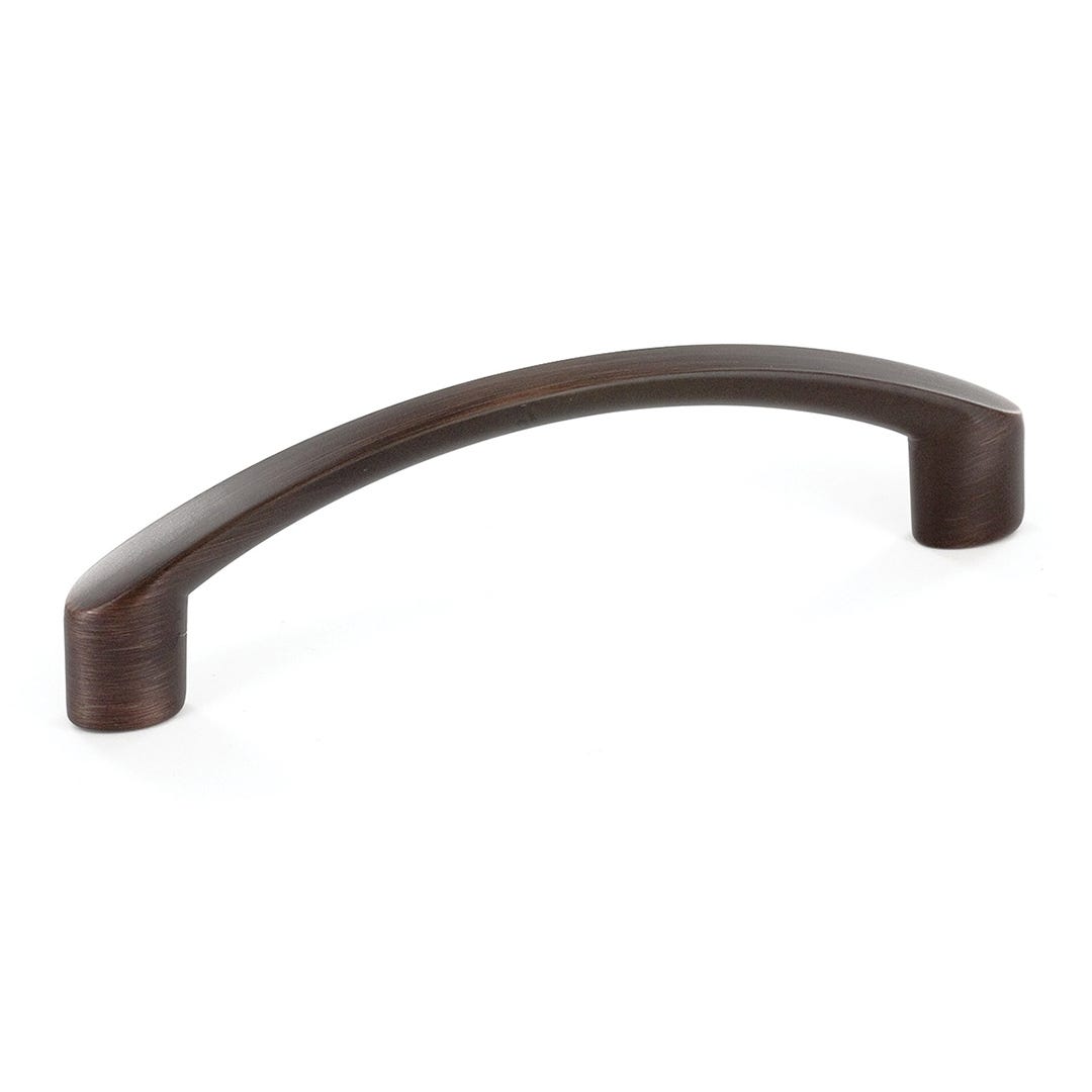 Metal Door Handle, Brushed Bronze, 96 mm