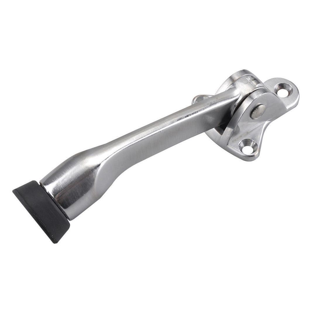 Door Stop Flip-Down 5-in., Metal