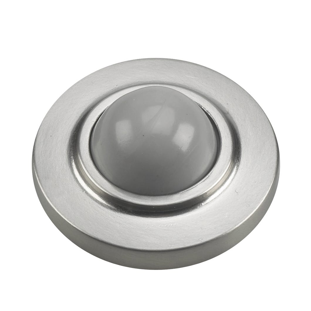 Door stop wall mount convex 2 1/2 in