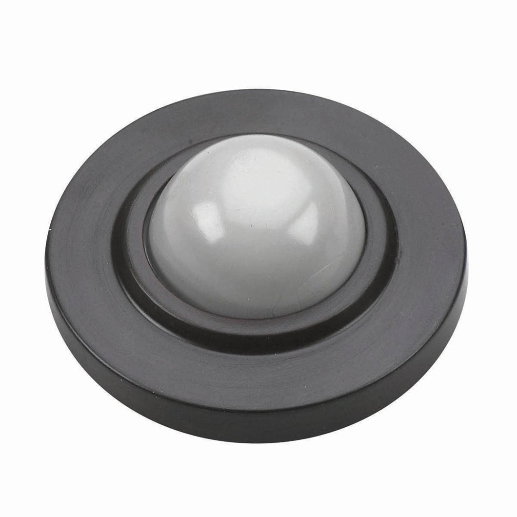 Door Stop Wall Mount Convex 2 1/2-in., Metal