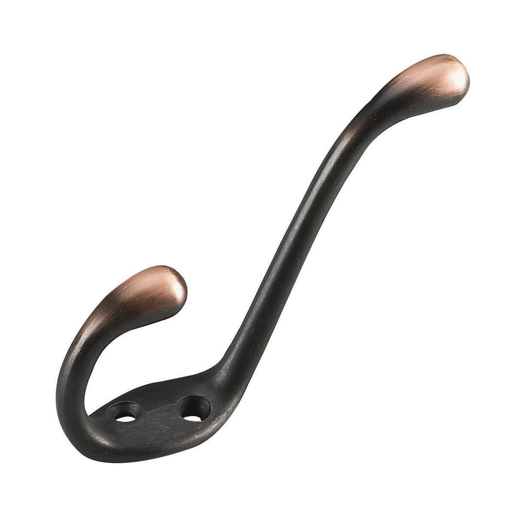 5 1/2-in. Heavy Duty Coat Hook, Bronze