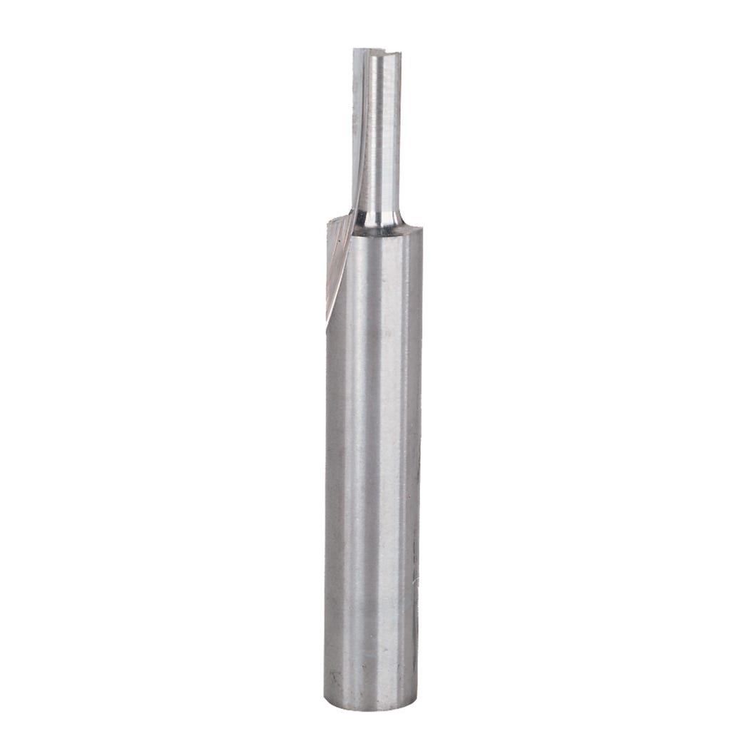 Double flute straight router bit