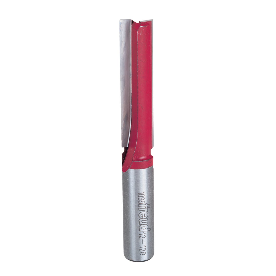 Double flute straight router bit