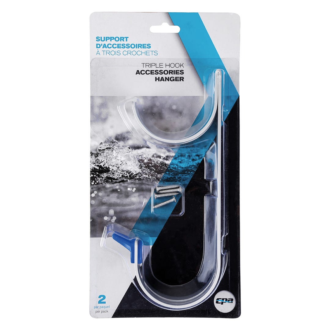 CPA Triple Hook Accessory Hanger, Aluminium